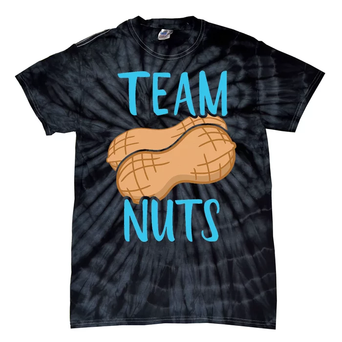 Gender reveal team nuts matching family baby party Tie-Dye T-Shirt