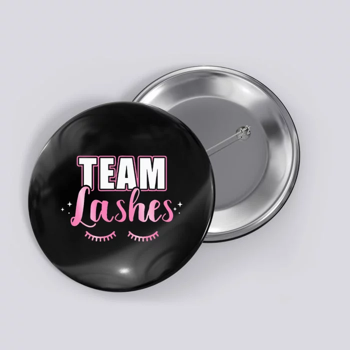 Gender reveal team lashes matching family baby party Button