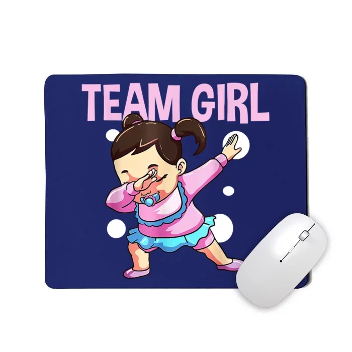 Gender Reveal Team Pink Team Team Girl Matching Family Baby Party Mousepad