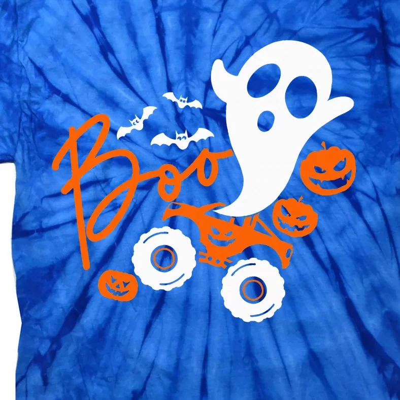 Ghost rider truck Monster Halloween pumpkin Tie-Dye T-Shirt