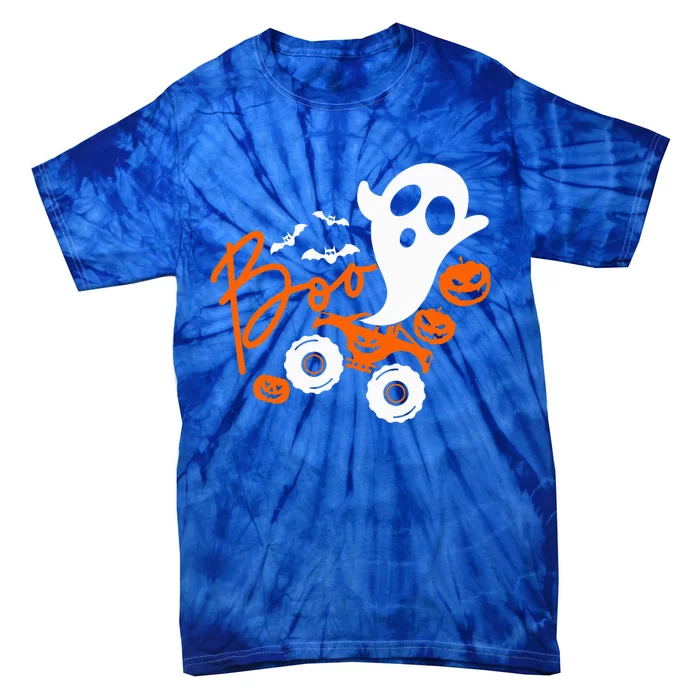 Ghost rider truck Monster Halloween pumpkin Tie-Dye T-Shirt