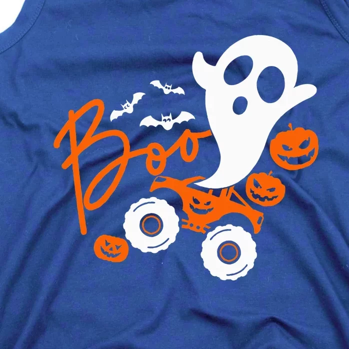 Ghost rider truck Monster Halloween pumpkin Tank Top