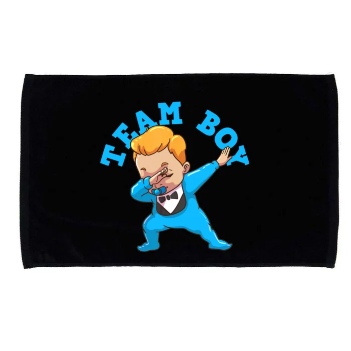 Gender Reveal Team Boy Microfiber Hand Towel