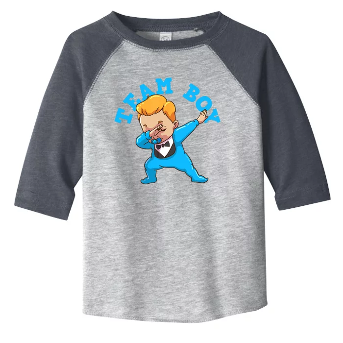 Gender Reveal Team Boy Toddler Fine Jersey T-Shirt