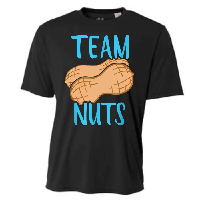 Gender Reveal Team Nuts Boy Matching Family Baby Party Cooling Performance Crew T-Shirt