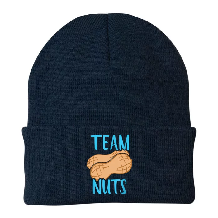 Gender Reveal Team Nuts Boy Matching Family Baby Party Knit Cap Winter Beanie