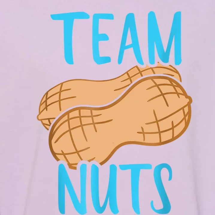 Gender Reveal Team Nuts Boy Matching Family Baby Party Garment-Dyed Sweatshirt