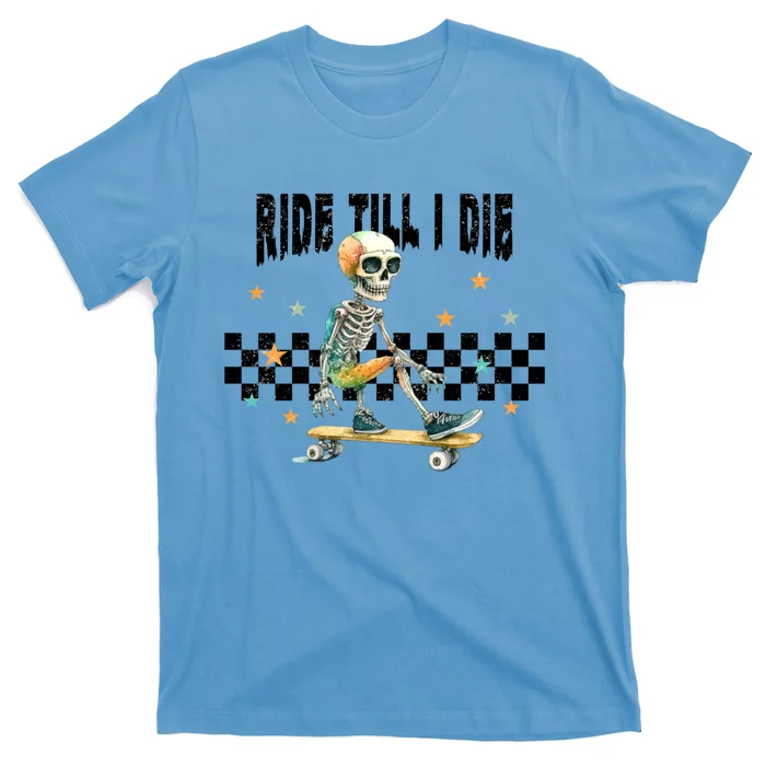 Ghos Ride Till I Die Cute Pumpkin Cool Gift Stay Spooky Gift T-Shirt