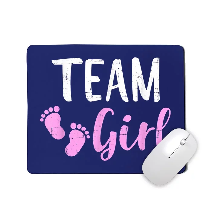 Gender Reveal Team Girl Matching Family Baby Party Supplies Mousepad