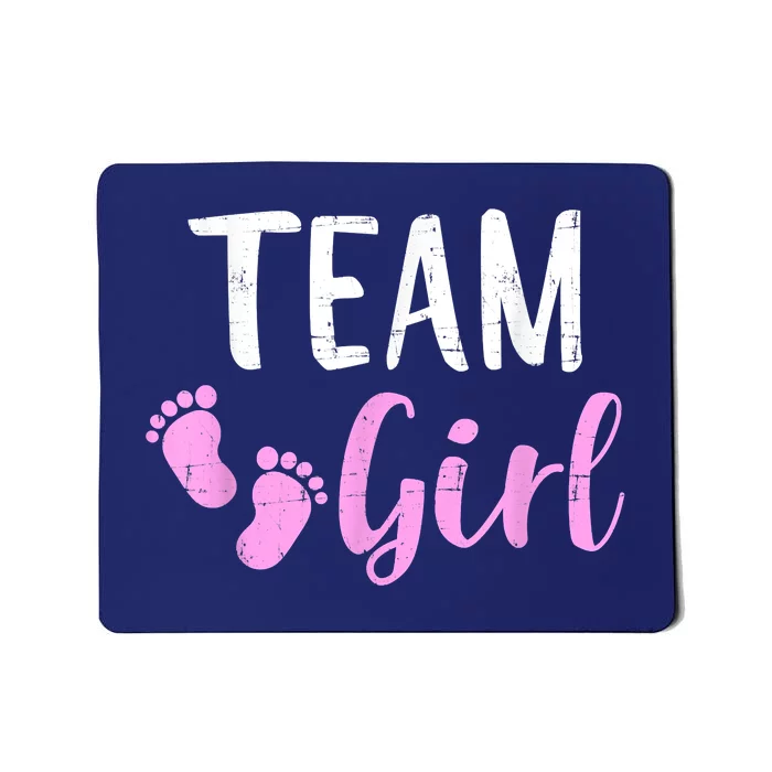 Gender Reveal Team Girl Matching Family Baby Party Supplies Mousepad