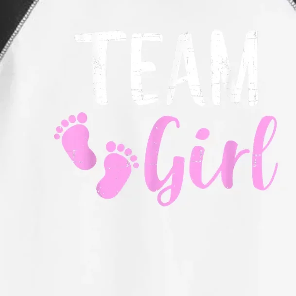 Gender Reveal Team Girl Matching Family Baby Party Supplies Toddler Fine Jersey T-Shirt