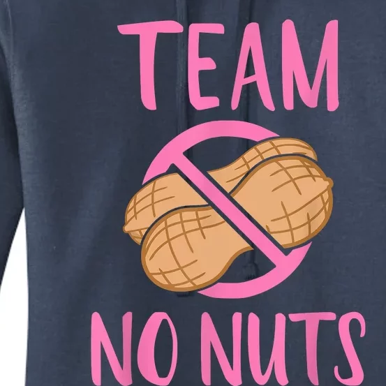 Gender Reveal Team No Nuts Girl Matching Family Baby Party Women's Pullover Hoodie