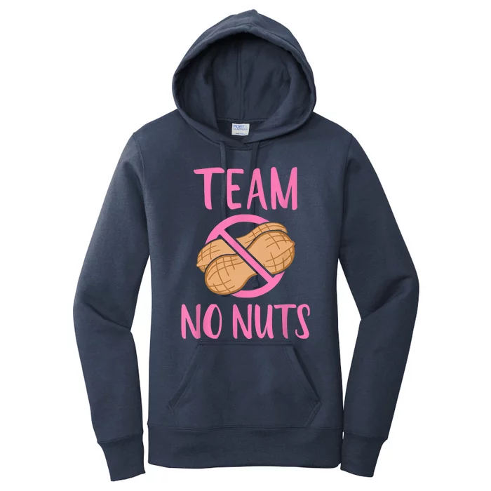 Gender Reveal Team No Nuts Girl Matching Family Baby Party Women's Pullover Hoodie