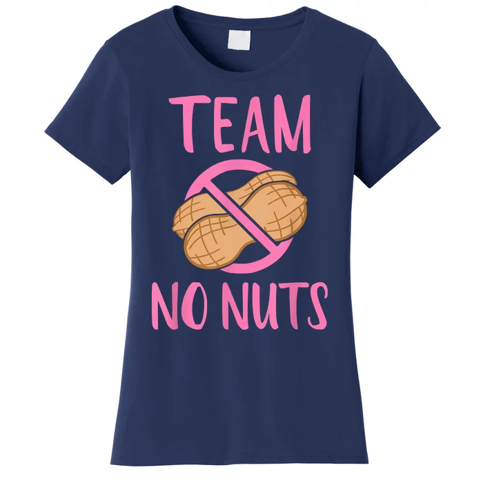 Gender Reveal Team No Nuts Girl Matching Family Baby Party Women's T-Shirt