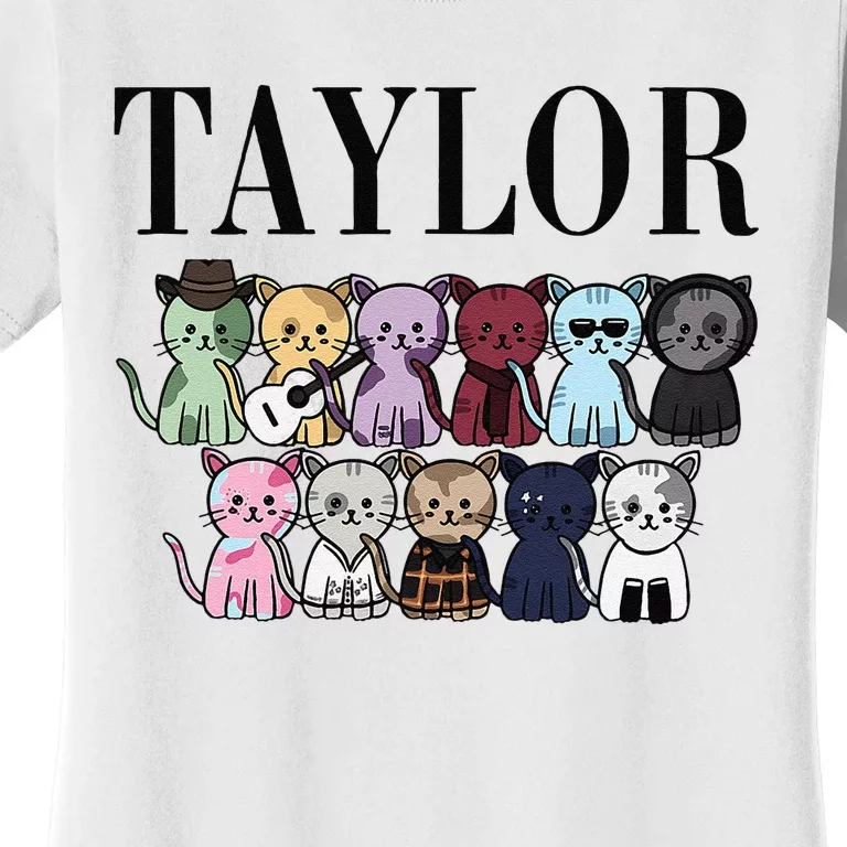 Girl Retro Taylor Groovy Birthday Gift Women's T-Shirt