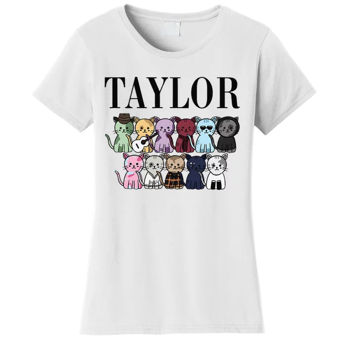 Girl Retro Taylor Groovy Birthday Gift Women's T-Shirt