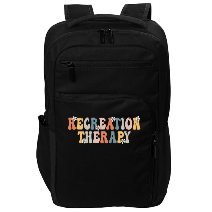 Groovy Recreational Therapy Therapist Rt Month Therapy Meaningful Gift Impact Tech Backpack