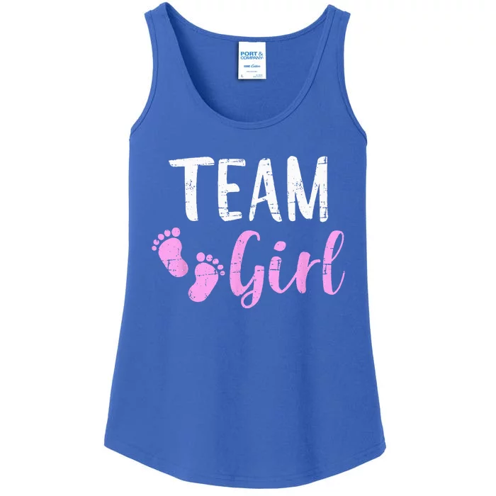 Gender Reveal Team Matching Family Baby Party Supplies Ladies Essential Tank