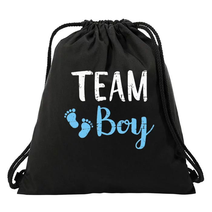 Gender reveal team matching family baby party supplies Drawstring Bag