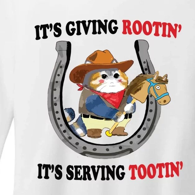 Giving Rootin Tootin Womens CVC Long Sleeve Shirt