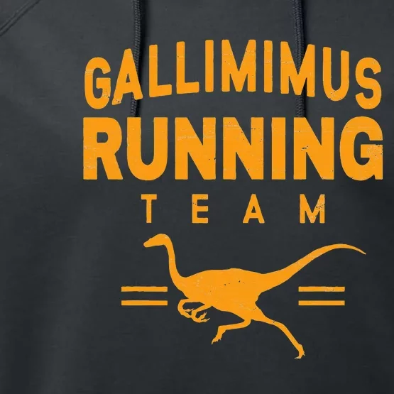 Gallimimus Running Team Performance Fleece Hoodie