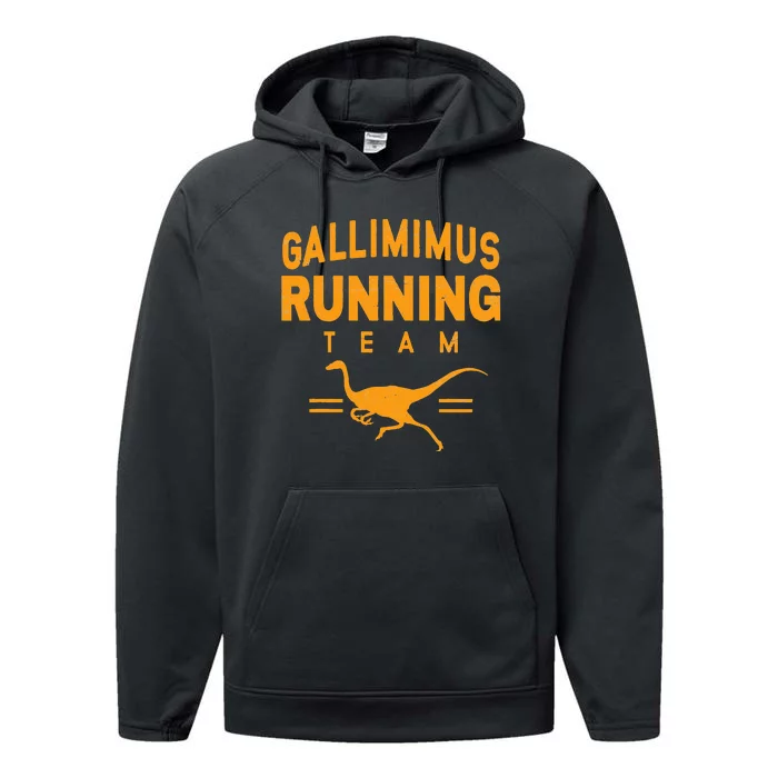 Gallimimus Running Team Performance Fleece Hoodie