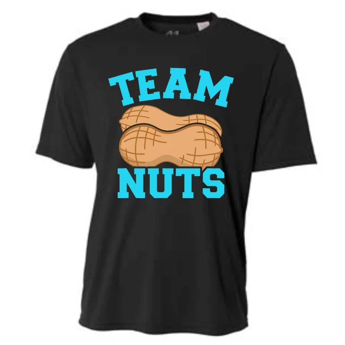 Gender reveal team nuts matching family baby party Cooling Performance Crew T-Shirt