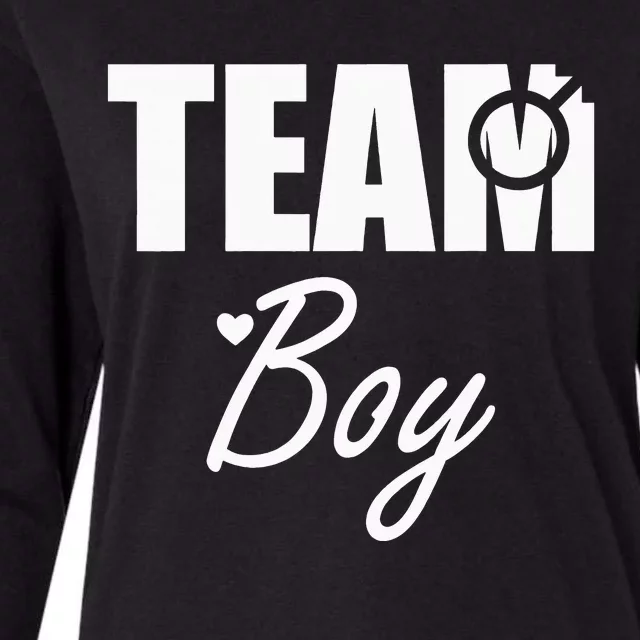 Gender Reveal Team Gender Reveal Baby Shower Womens Cotton Relaxed Long Sleeve T-Shirt