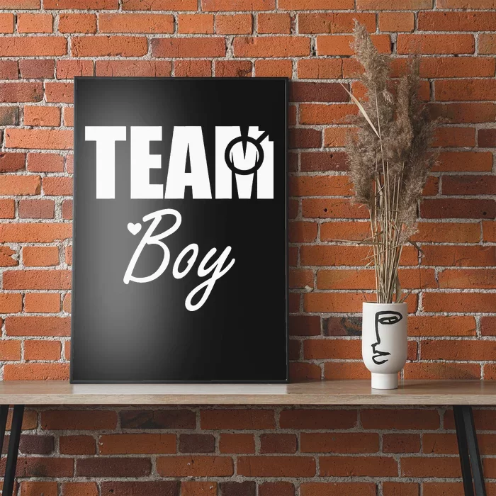 Gender Reveal Team Gender Reveal Baby Shower Poster