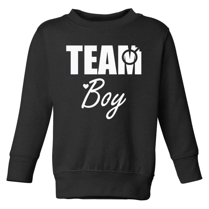 Gender Reveal Team Gender Reveal Baby Shower Toddler Sweatshirt