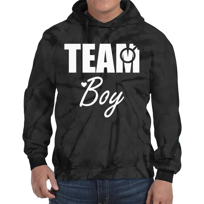 Gender Reveal Team Gender Reveal Baby Shower Tie Dye Hoodie