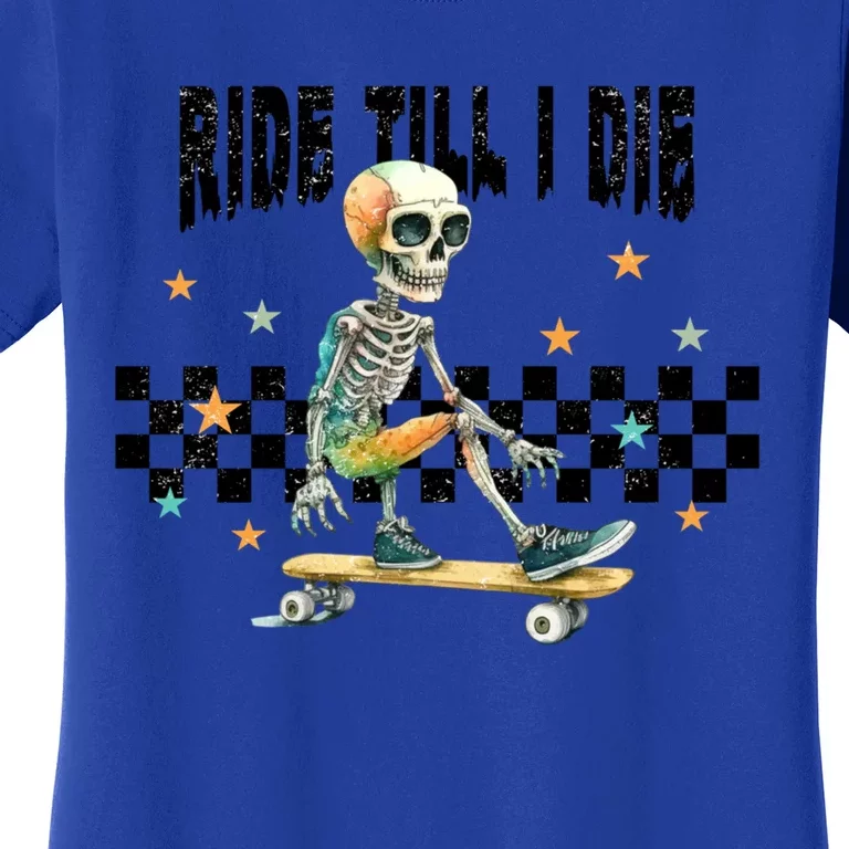 Ghos Ride Till I Die Cute Pumpkin Cute Gift Stay Spooky Gift Women's T-Shirt