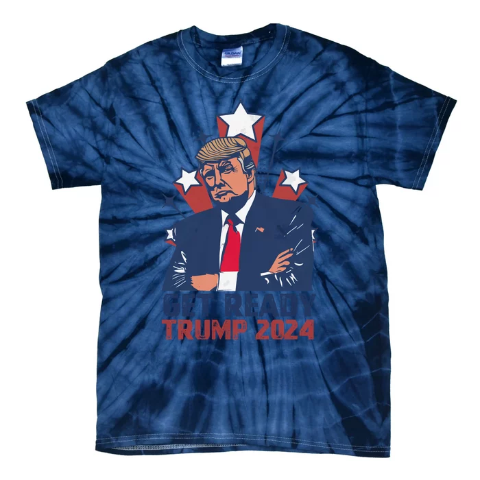 Get Ready: USA Donald Trump 2024 Presidential Election Tie-Dye T-Shirt