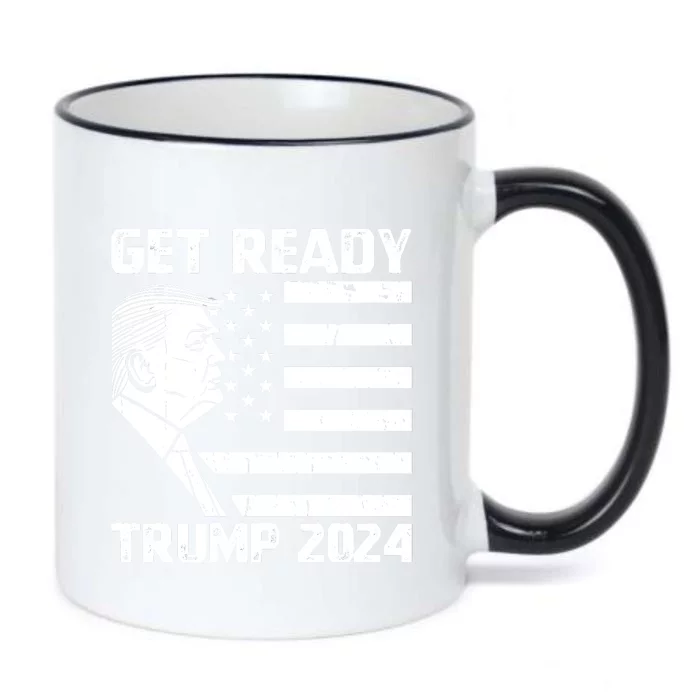 Get Ready: USA Donald Trump 2024 Presidential Election Black Color Changing Mug