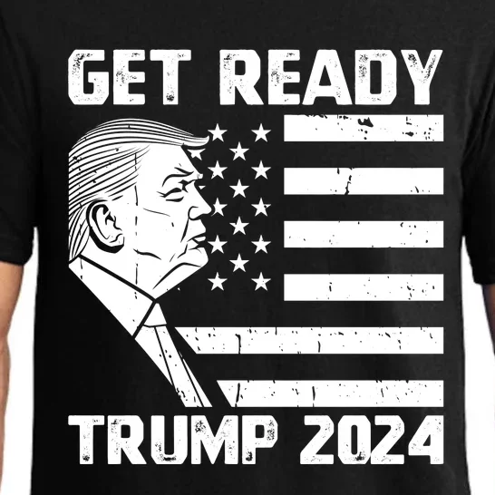 Get Ready: USA Donald Trump 2024 Presidential Election Pajama Set