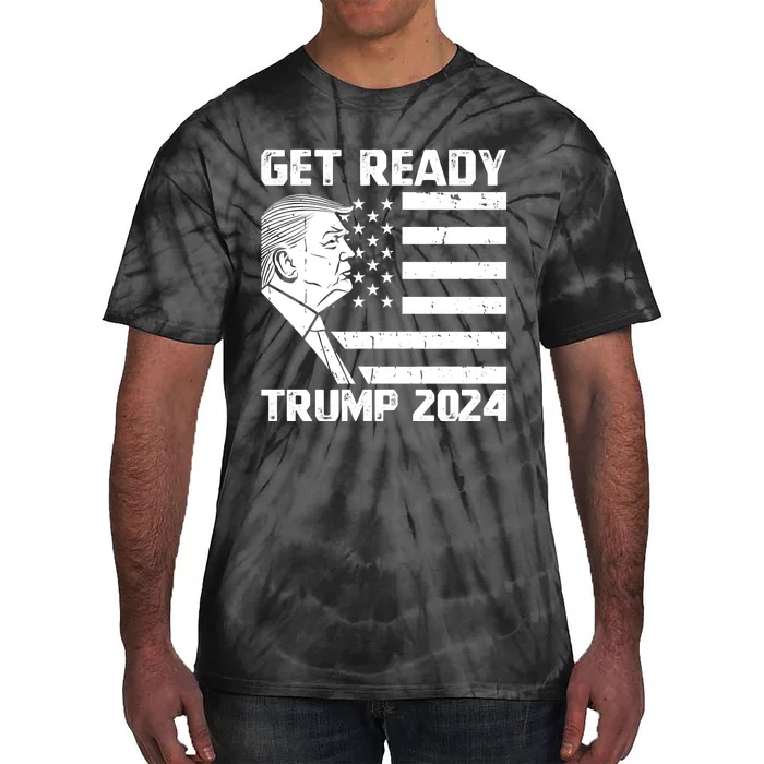 Get Ready: USA Donald Trump 2024 Presidential Election Tie-Dye T-Shirt