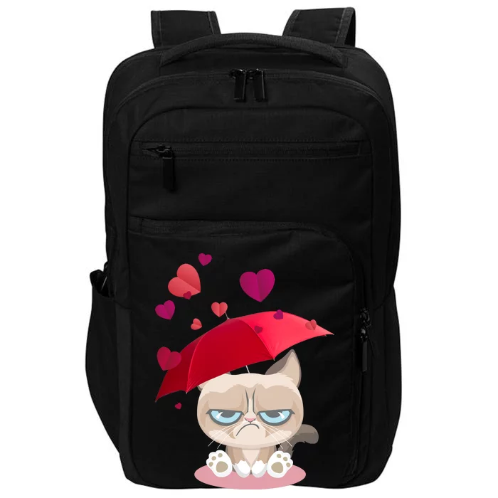 Grump Cat Valentines Day Impact Tech Backpack