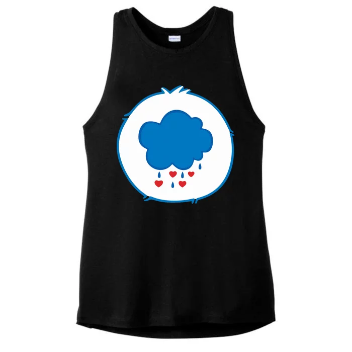 Grumpy Bear Costume Ladies Tri-Blend Wicking Tank