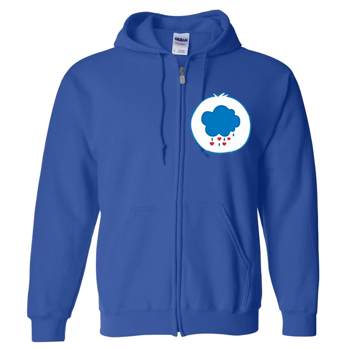 Grumpy Bear Costume Full Zip Hoodie