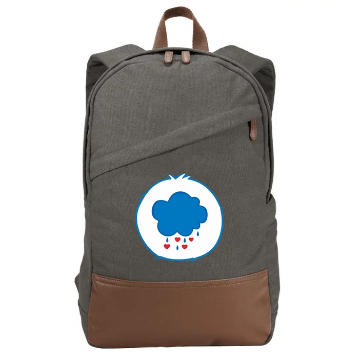 Grumpy Bear Costume Cotton Canvas Backpack