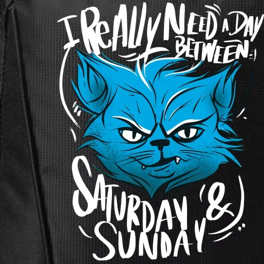 Grumpy Cat Weekend Funny City Backpack