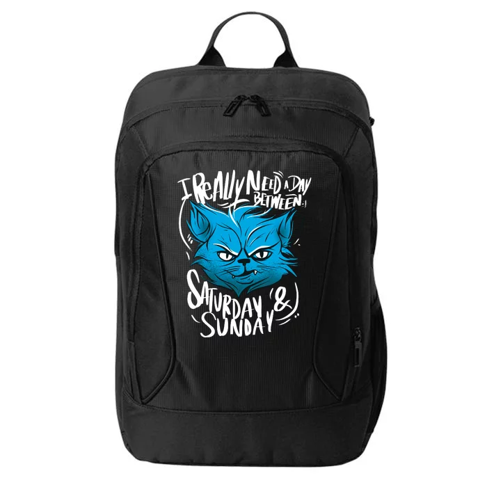 Grumpy Cat Weekend Funny City Backpack