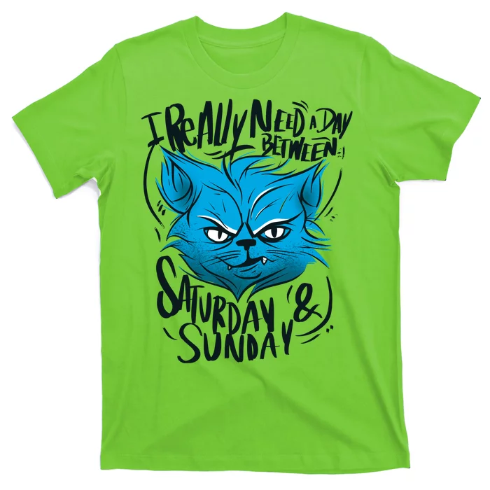 Grumpy Cat Weekend Funny T-Shirt