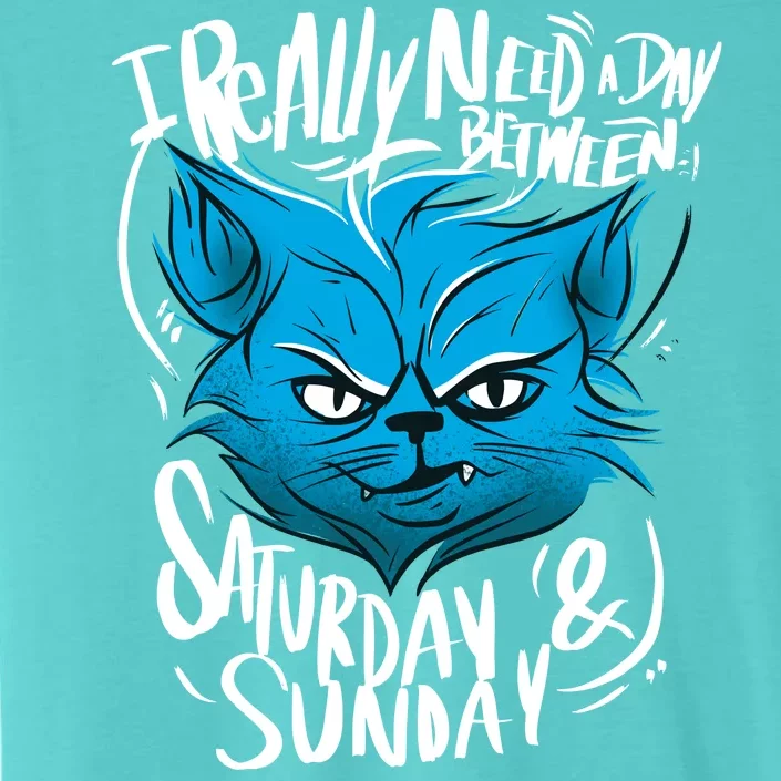 Grumpy Cat Weekend Funny ChromaSoft Performance T-Shirt