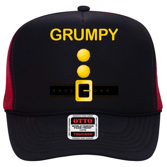 Grumpy Dwarf Costume High Crown Mesh Trucker Hat