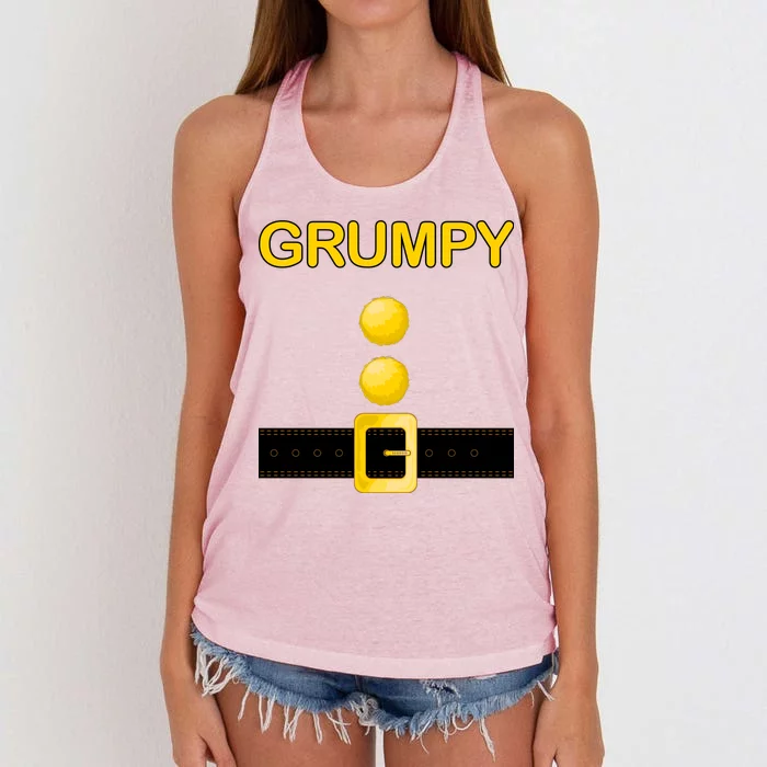 Grumpy Dwarf Costume Women's Knotted Racerback Tank