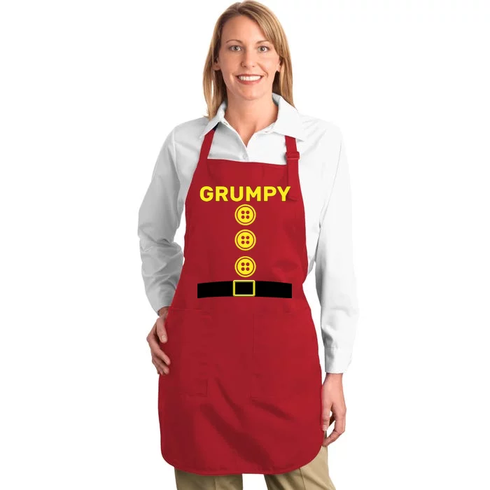 Grumpy Dwarf Halloween Costume Full-Length Apron With Pocket