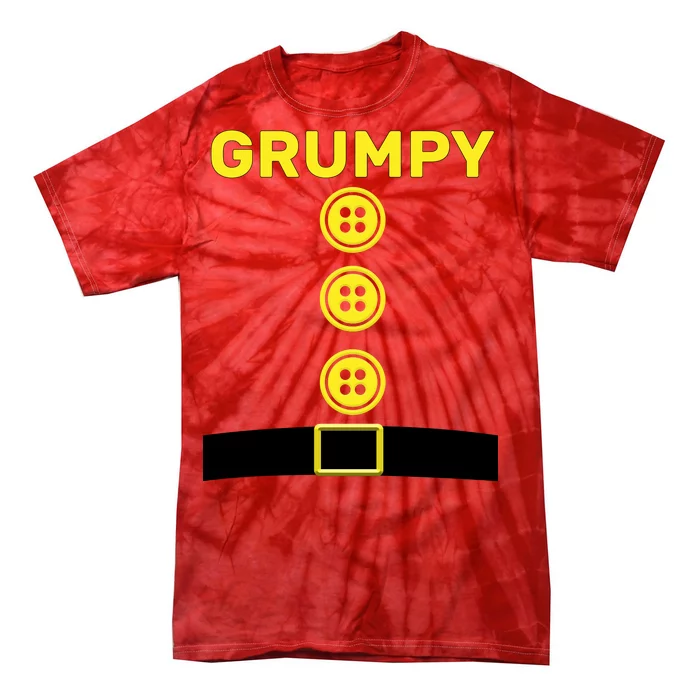 Grumpy Dwarf Halloween Costume Tie-Dye T-Shirt