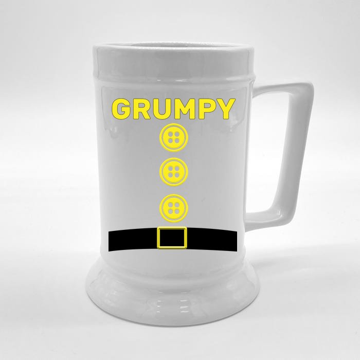 Grumpy Dwarf Halloween Costume Front & Back Beer Stein