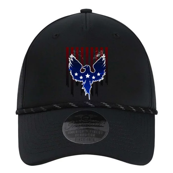 Grunge American Eagle USA Flag Performance The Dyno Cap